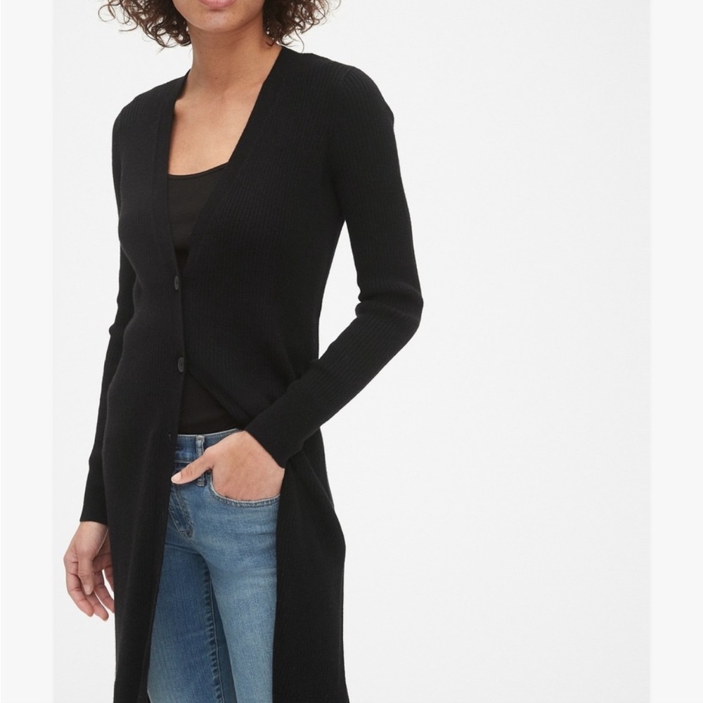 GAP Ribbed Duster Cardigan Sz S